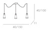 Lampadario Top Light 1079s3s dimensioni