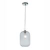 Immagine aggiuntiva di Lampadario moderno sospensione trasparente vetro 20x35cm  42636