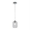 Immagine aggiuntiva di Lampadario trasparente piccolo moderno vetro 15x20cm  42631