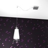 Lampadario a sospensione vetro a cono per decentramento  42093