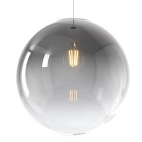 Lampadario sfera vetro design 30 cm fum&egrave;  42518