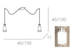 Misure lampadario 1079s2s