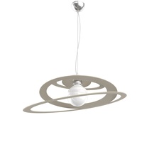 Lampada a sospensione sabbia 50cm design cerchi concentrici 1197/S50-SA BUNGEE TOP LIGHT