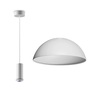 Immagine aggiuntiva di Lampadario a sospensione cupola bianco 40 cm moderno  45488