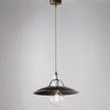 Immagine aggiuntiva di Lampadario a piatto in metallo bronzato effetto antichizzato oro in ferro  43
