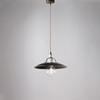 Altra foto di Lampadario a piatto in metallo bronzato effetto antichizzato oro in ferro  43