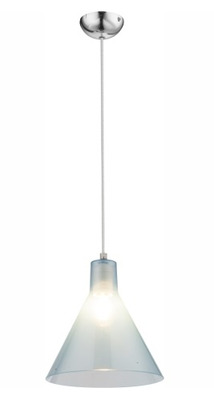 Lampadario a cono azzurro 15234B GLOBO LIGHTING