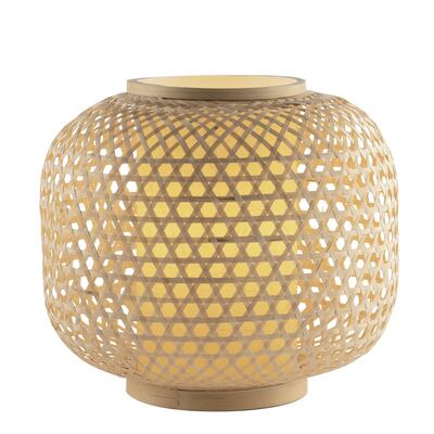 Lumetto lampada da tavolo bamb&ugrave; naturale 36cm 42253 LUCI MODERNE