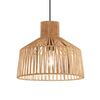 Particolare di Lampadario in carta naturale 35cm mezzo esagono  41883