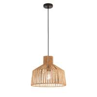 Lampadario in carta naturale 35cm mezzo esagono 41883 LUCI MODERNE