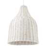 Immagine aggiuntiva di Lampadario a cupoletta da 35cm in vimini bianco HAUNT SP1 BIANCO IDEAL LUX
