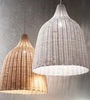 Varianti Lampadario a cupoletta da 35cm in vimini  HAUNT IDEAL LUX