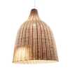 Immagine aggiuntiva di Lampadario design cupoletta in vimini naturale HAUNT SP1 LEGNO IDEAL LUX