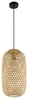 Lampadario alto 43cm bamb&ugrave; foto 1