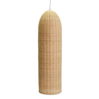 Lampadario rattan lungo 77cm  37532