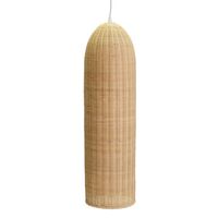 Lampadario rattan lungo 77cm  37532