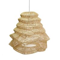Lampadario rattan pagoda 55cm  37529