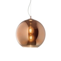 40cm Rame - Lampada a Sospensione Rame sfera aperta 40cm Riflessi Caldi e Glamour NEMO SP1 D40 RAME 