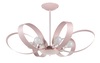 Altra foto Lampadario ellisse plafoniera romantico rosa camere e camerette 6 luci