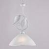 Ulteriore dettaglio di Lampadario a sospensione 30 cm foglie bianche shabby  42454