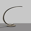 Immagine aggiuntiva di Lampada da tavolo curva LED arco in titanio contemporaneo linea curva dimmera
