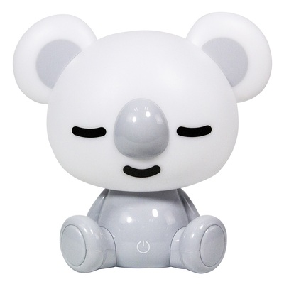 Lampada comodino bambini pupazzo koala grigio led touch 41727 LUCI E COLORI