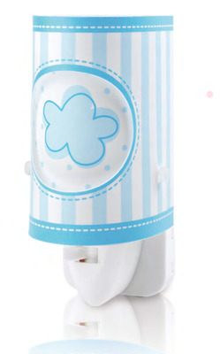 Luce notturna LED azzurra nuvole 63222L DALBER