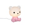 Lampada comodino bambine orsetto rosa led cambia colore  43364 - foto 4