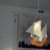 Lampadario veliero dei pirati per camerette avventurose in mari inesplorati 902/P LINEA ZERO