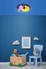 Plafoniera o applique bambini blu gialla e rossa stelle e luna 48cm 15738D LUCI BAMBINI