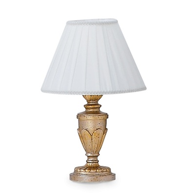 Lampada tavolo decorativa classica case d&rsquo;epoca case padronali prestigio FIRENZE TL1 ORO IDEAL LUX