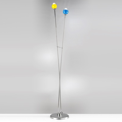 Piantana 2 luci con diffusori colorati 40724 LUCI E COLORI