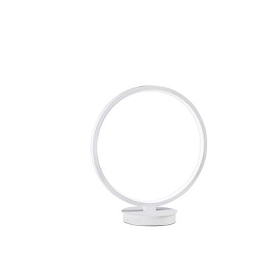 Lampada arredo o comodino anello bianco 30cm LED 3000K 4000K 6500K 43465 LUCI LED
