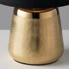 Immagine aggiuntiva di Lampada comodino oro piccola 17cm paralume nero  42664