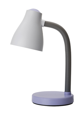 Lampada lilla da tavolo comodino o scrivania in plastica 6036VI PERENZ