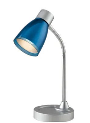 Lampada scrivania-comodino diffusore blu direzionabile 39228 LUCI MODERNE