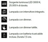 Caratteristiche di Lampada da tavolo senza fili design ricaricabile LOLITA IDEAL LUX