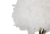 Particolare di Sinuosa lampada piume leggere da arredo bianca 25x47  42433