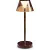 Lampada LED senza fili design ricaricabile touch 3 intensit&agrave; LOLITA TL COFFEE IDEAL LUX