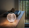 Particolare di Lampada LED design sfera diamantata 12cm ricaricabile DIAMOND TL1 IDEAL LUX