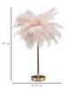 Lampada con piume rosa da arredo ciuffo diametro 40cm  42423 - foto 5