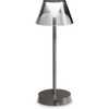 Lampada senza fili touch ricaricabile 3 tocchi antracite LOLITA TL COOL GREY IDEAL LUX