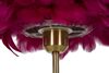 Ulteriore dettaglio di Lampada tavolo da arredo eterea soffici piume burgundy 30x50  42429