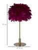 Lampada tavolo da arredo eterea soffici piume burgundy 30x50  42429 - foto 5