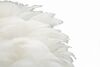 Lampada tavolo stile glamour piume bianche 30x50cm  42428 - foto 4