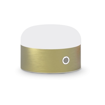 Lampada tavolo touch ottone piccola ricaricabile LED MIGNON TL OTTONE IDEAL LUX