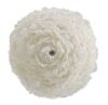 Lampadario bianco cascata di delicate piume 60x30  42432 - foto 4