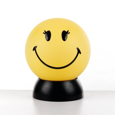Lampada da tavolo faccina sorridente emoticon giallo 40717 LUCI E COLORI