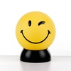 Lampada tavolo a sfera occhiolino Smile giallo lampadina LED 40437 LUCI E COLORI
