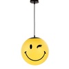 Lampadario con sfera faccina sorriso smile 30cm 40721 LUCI E COLORI